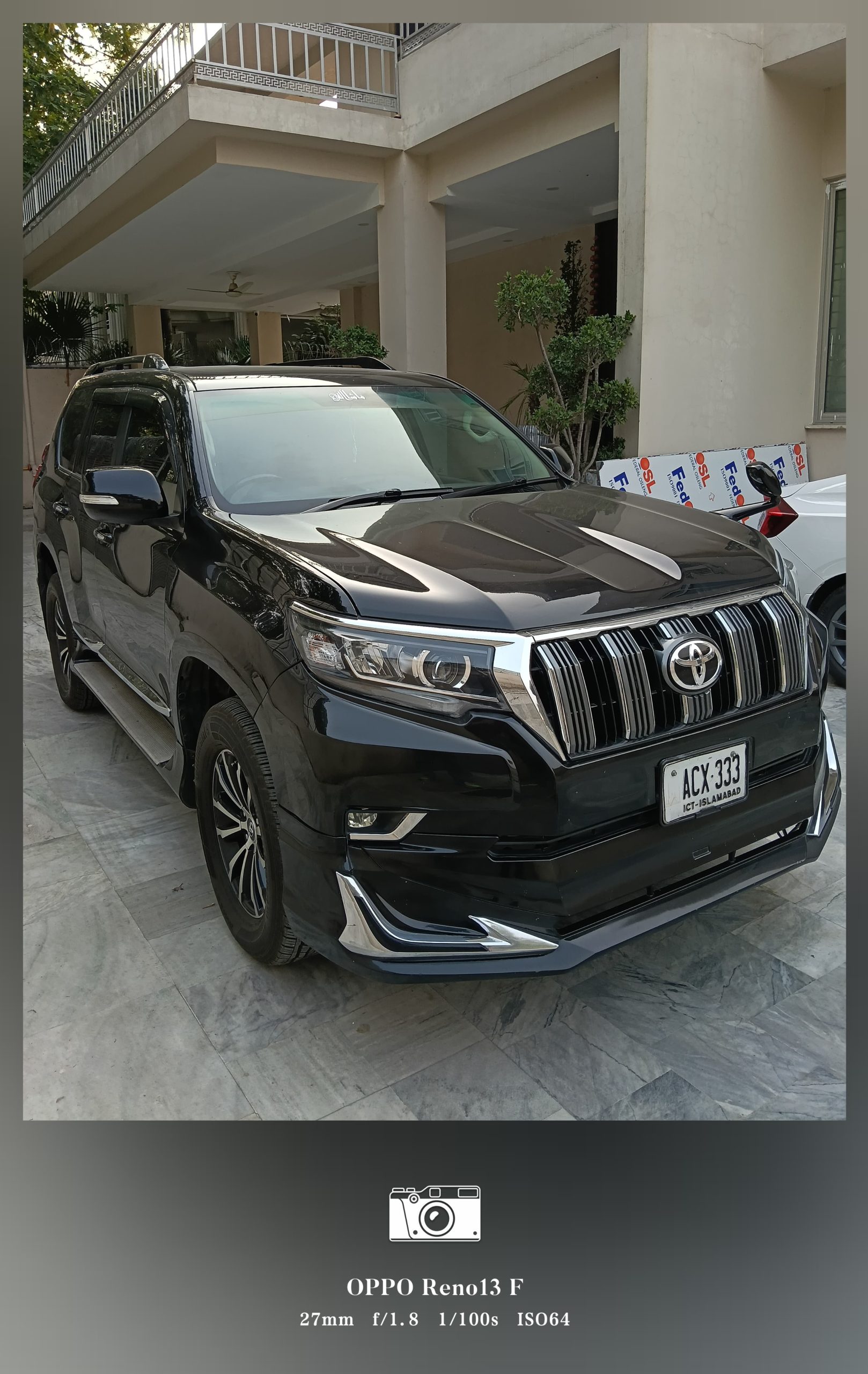 rent toyota Prado in lahore